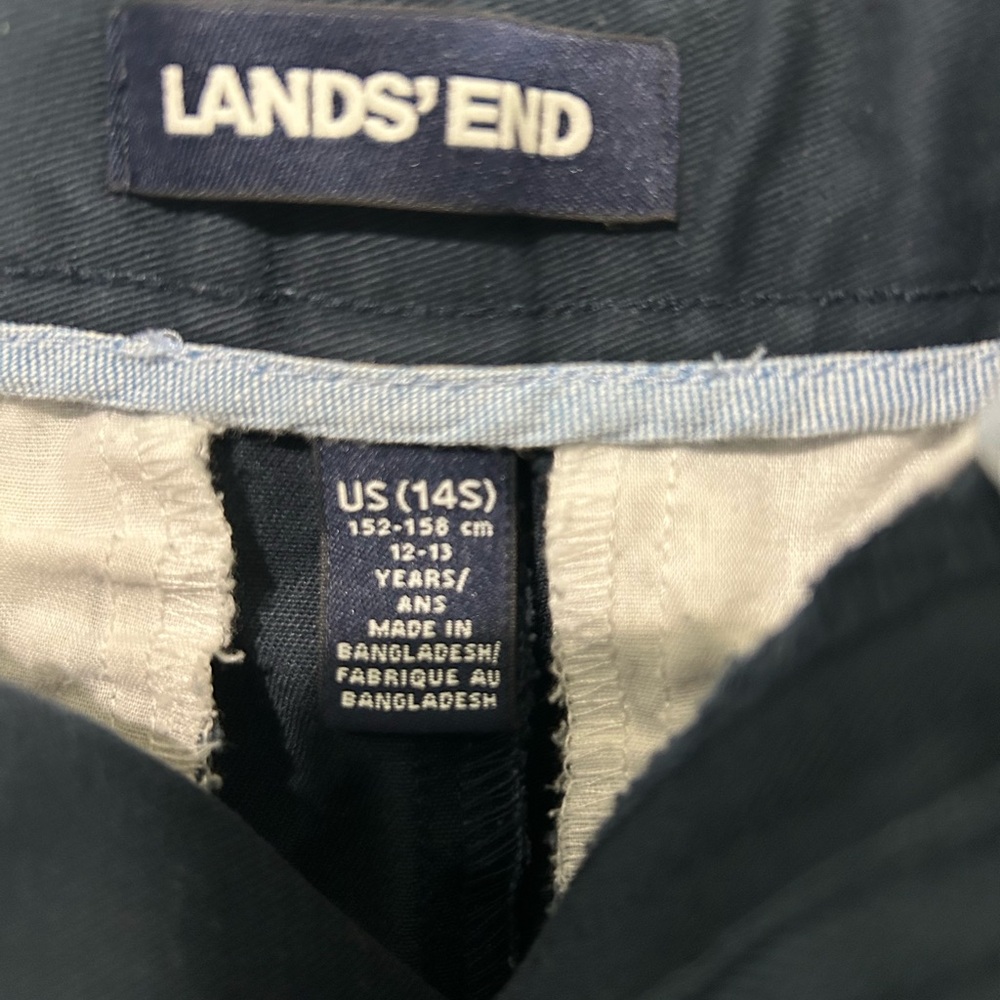 Lands' End Dark Blue Trousers